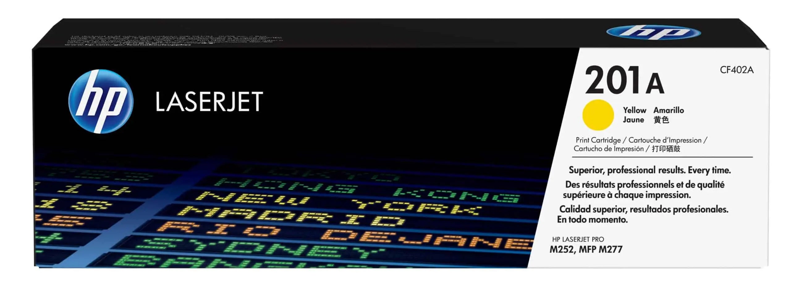 HP 201A Jaune – Toner HP LaserJet d’origine (CF402A) Connecto.ma